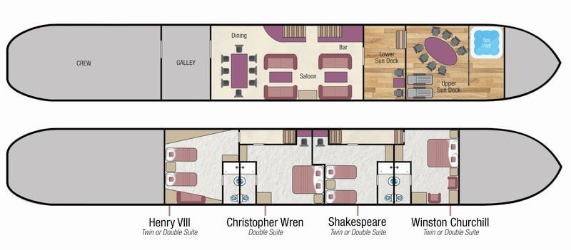 Magna Carta cruise layout