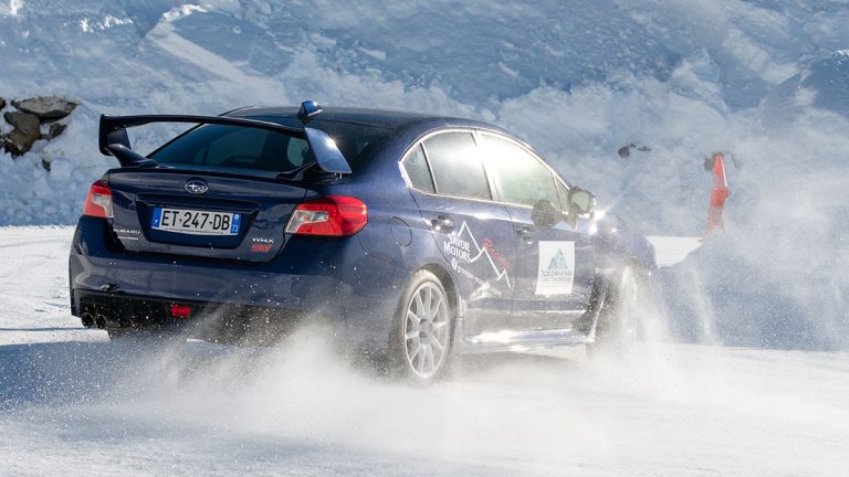 Ice driving Val Thorens